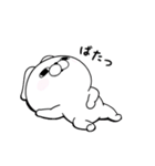 うさぎ100％ よくうごく（個別スタンプ：21）