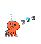 海の生き物達 落書きスタンプ！（個別スタンプ：24）