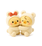 ぴよぴよ夫婦◎ぬいぐるみ②（個別スタンプ：15）