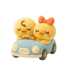 ぴよぴよ夫婦◎ぬいぐるみ②（個別スタンプ：31）
