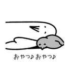 なんもしないトリとコトリ。（個別スタンプ：17）