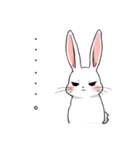 ネガティブ うさぎ（個別スタンプ：20）