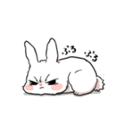 ネガティブ うさぎ（個別スタンプ：23）