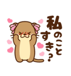 コツメカワウソ♡メンヘラ＆ヤンデレ 日常（個別スタンプ：26）