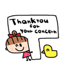 (nenerin日常会話スタンプ378英語気遣い)（個別スタンプ：1）