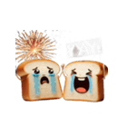 涙トーストの爆笑日常（個別スタンプ：3）