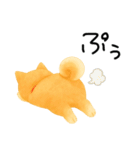 ネガティブ時々がんばる♡豆柴（個別スタンプ：19）