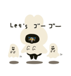 それだるっ★おばけとポピーラビー（個別スタンプ：12）