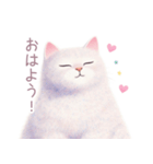 小さなハートと猫スタンプ（個別スタンプ：5）