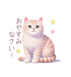 小さなハートと猫スタンプ（個別スタンプ：6）