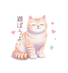 小さなハートと猫スタンプ（個別スタンプ：19）