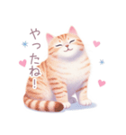 小さなハートと猫スタンプ（個別スタンプ：31）
