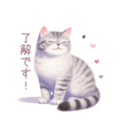 小さなハートと猫スタンプ（個別スタンプ：35）