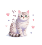 小さなハートと猫スタンプ（個別スタンプ：37）