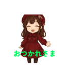 アンティークなロリ（個別スタンプ：3）