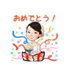 けいこのほんわかにがおえスタンプ（個別スタンプ：4）