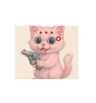 キモ可愛い猫達ムーブ（個別スタンプ：5）