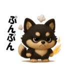 『ハロウィン』3D黒ポメ（個別スタンプ：31）