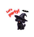 ハッピーハロウィン犬！（個別スタンプ：1）