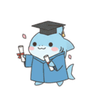 春夏秋冬のサメ達（個別スタンプ：3）