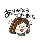 毎日頑張るボブガール（個別スタンプ：10）