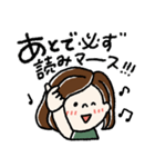 毎日頑張るボブガール（個別スタンプ：28）