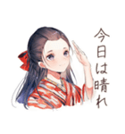大正女学生の秋★和レトロ日常（個別スタンプ：8）