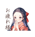 大正女学生の秋★和レトロ日常（個別スタンプ：31）