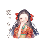 大正女学生の秋★和レトロ日常（個別スタンプ：34）