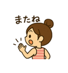 ピアノ女子の毎日使える日常会話スタンプ（個別スタンプ：32）
