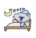 【毎日使える】食べるの大好きコアラ（個別スタンプ：8）