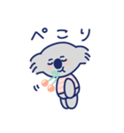 【毎日使える】食べるの大好きコアラ（個別スタンプ：16）