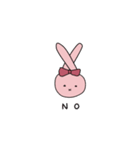 傷つけず断るうさぎちゃんスタンプ（個別スタンプ：21）