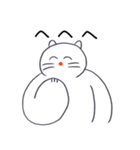 もっちりしたねこさん使いやすいスタンプ（個別スタンプ：11）