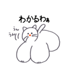 もっちりしたねこさん使いやすいスタンプ（個別スタンプ：21）