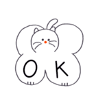 もっちりしたねこさん使いやすいスタンプ（個別スタンプ：32）