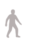 [アレンジ用]グレーの影の男3（個別スタンプ：4）