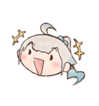 表情だけでいいやって子（個別スタンプ：2）