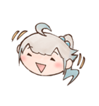 表情だけでいいやって子（個別スタンプ：5）