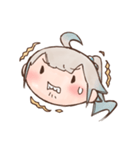 表情だけでいいやって子（個別スタンプ：7）