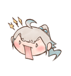 表情だけでいいやって子（個別スタンプ：8）