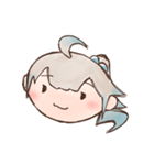 表情だけでいいやって子（個別スタンプ：10）