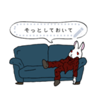 くたびれたうさぎのサラリーマン（個別スタンプ：2）