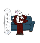 くたびれたうさぎのサラリーマン（個別スタンプ：6）