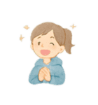 パーカーGALのきもち（個別スタンプ：1）