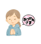 パーカーGALのきもち（個別スタンプ：7）