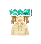 パーカーGALのきもち（個別スタンプ：14）