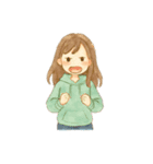 パーカーGALのきもち（個別スタンプ：32）