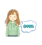 パーカーGALのきもち（個別スタンプ：35）