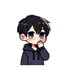 おっとり彼と彼女のスタンプ（個別スタンプ：7）